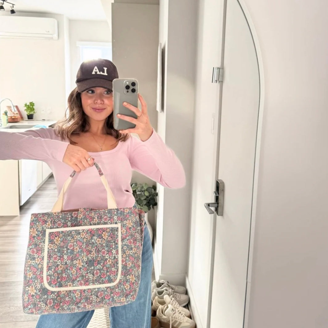 Luna - sac à langer fleuri