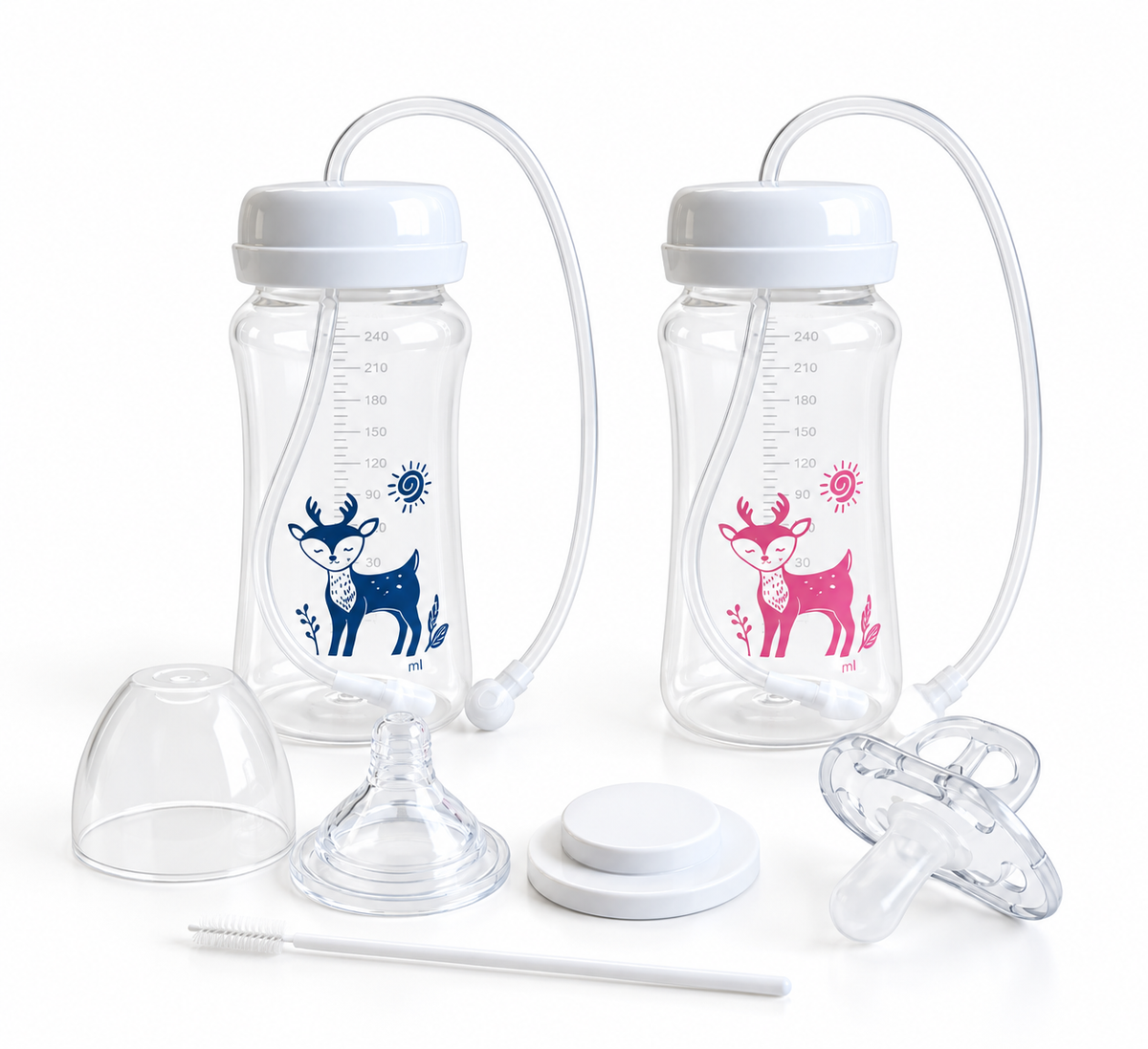 Biberon Main Libre anti colique 300ml