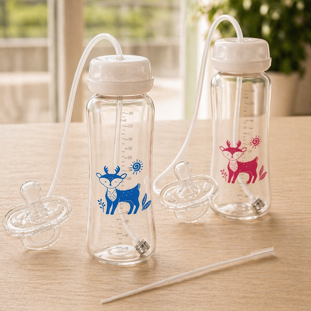 Biberon Main Libre anti colique 300ml