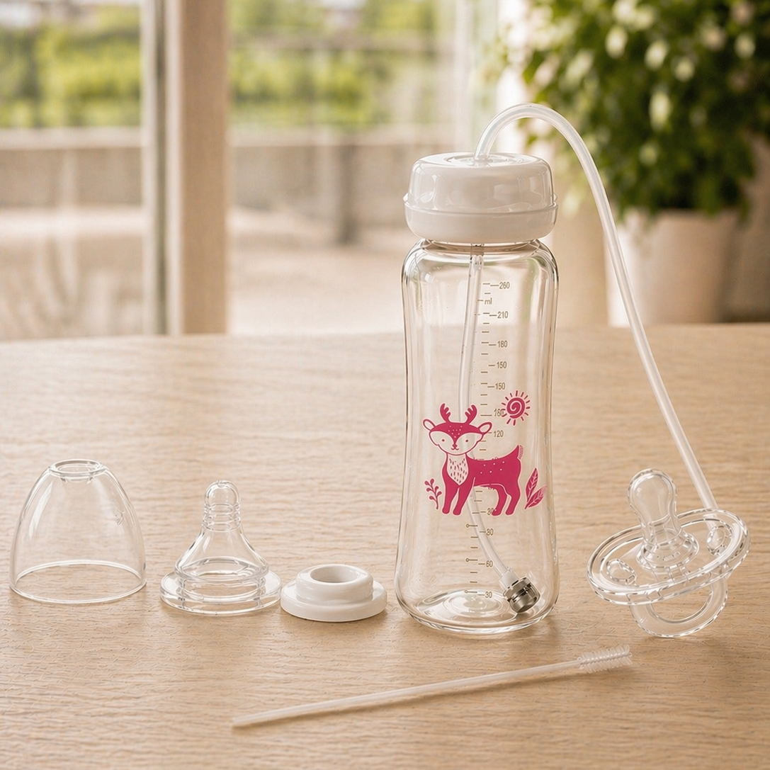 Biberon Main Libre anti colique 300ml