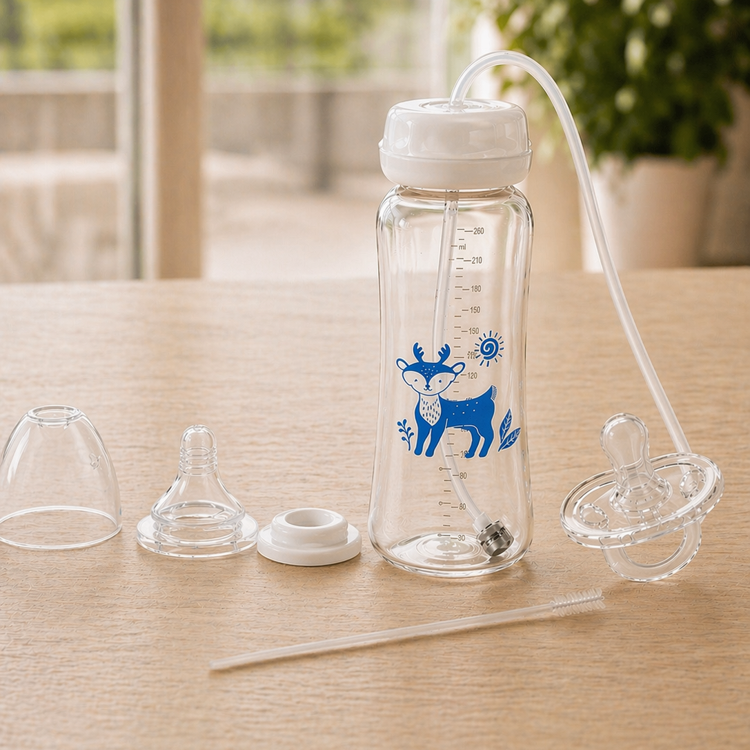 Biberon Main Libre anti colique 300ml