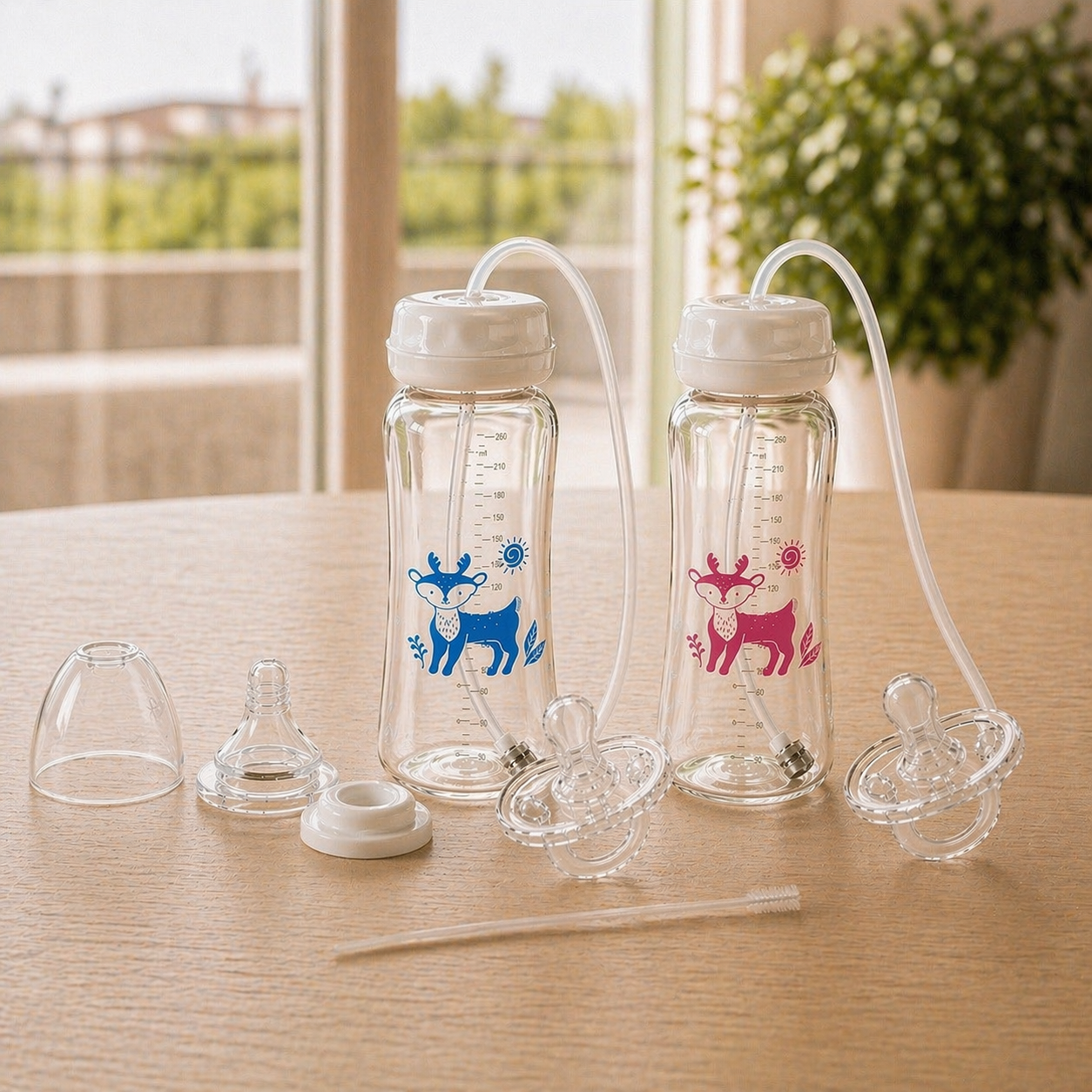 Biberon Main Libre anti colique 300ml